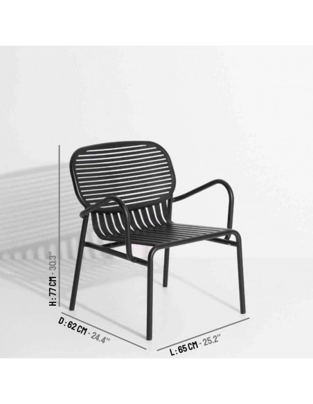 FAUTEUIL DE JARDIN AVEC ACCOUDOIR - WEEK END