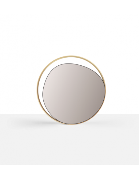 MIROIR ELLIPSE - ROSE ø80 cm