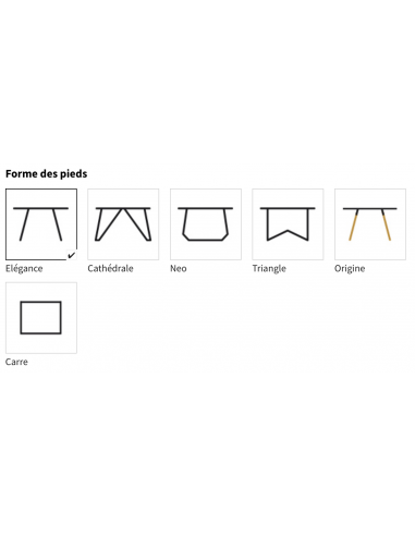 TABLE DE REPAS MENSA - PERSONNALISABLE