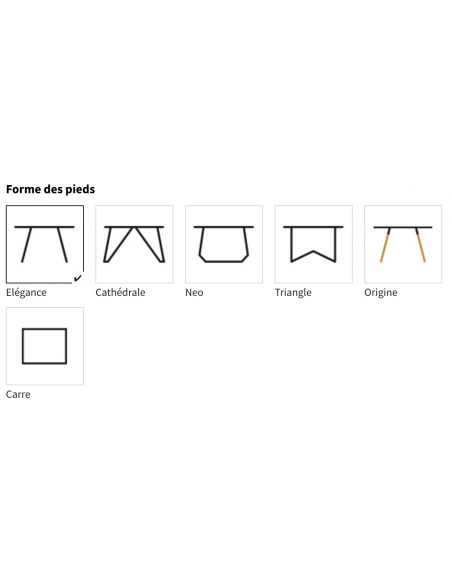 TABLE DE REPAS MENSA - PERSONNALISABLE