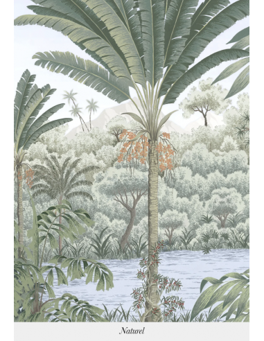 PAPIER PEINT PANORAMIQUE - LA RIVIERE DES PARFUMS