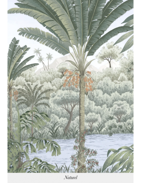 PAPIER PEINT PANORAMIQUE - LA RIVIERE DES PARFUMS
