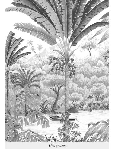 PAPIER PEINT PANORAMIQUE - LA RIVIERE DES PARFUMS