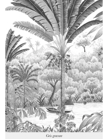PAPIER PEINT PANORAMIQUE - LA RIVIERE DES PARFUMS