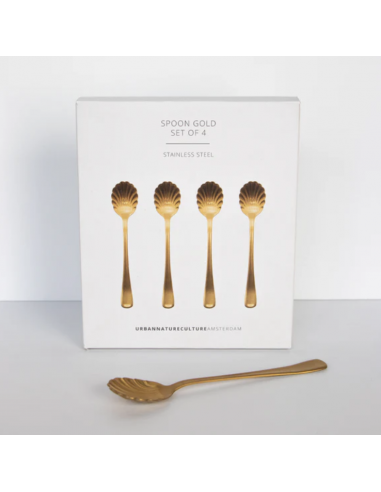 SET DE 4 CUILLERES GOOD MORNING - GOLD