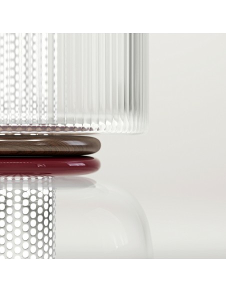 LAMPADAIRE LOULOU - 3 MODULES - AUBERGINE