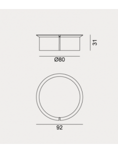 TABLE BASSE EN MILLGRES - BRISE - GERVASONI 2