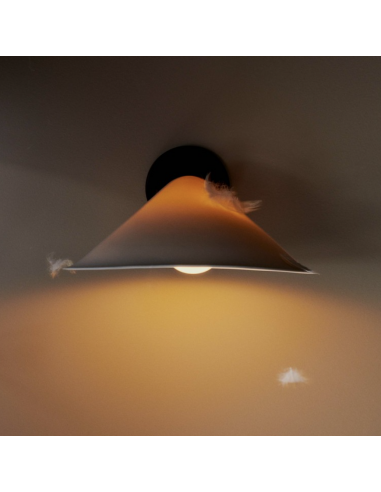 APPLIQUE PLUME - PORCELAINE