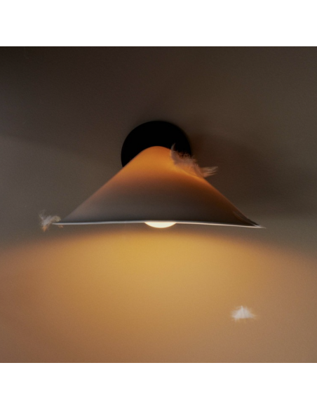 APPLIQUE PLUME - PORCELAINE