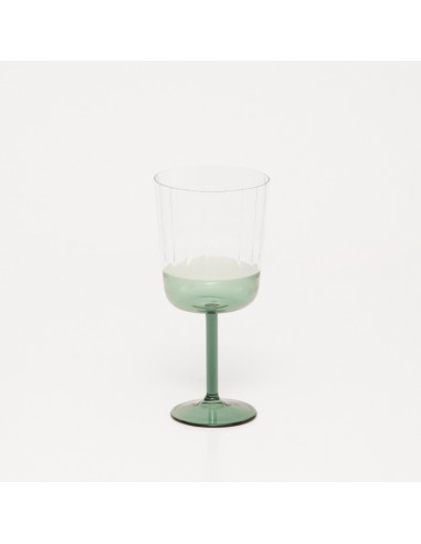 VERRES À EAU ECLAT - LOT DE 6 - CHARBON