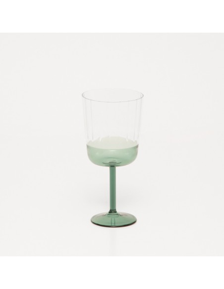 VERRES À EAU ECLAT - LOT DE 6 - CHARBON