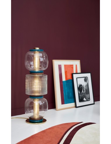 LAMPADAIRE LOULOU - 3 MODULES - AUBERGINE