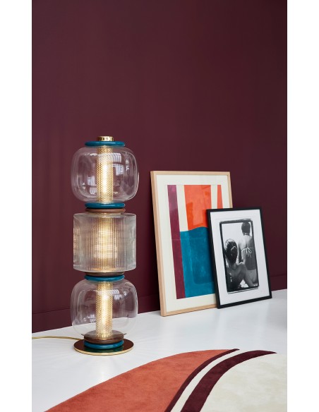 LAMPADAIRE LOULOU - 3 MODULES - AUBERGINE