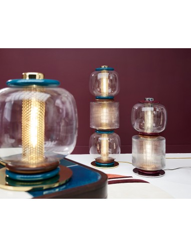LAMPADAIRE LOULOU - 3 MODULES - AUBERGINE