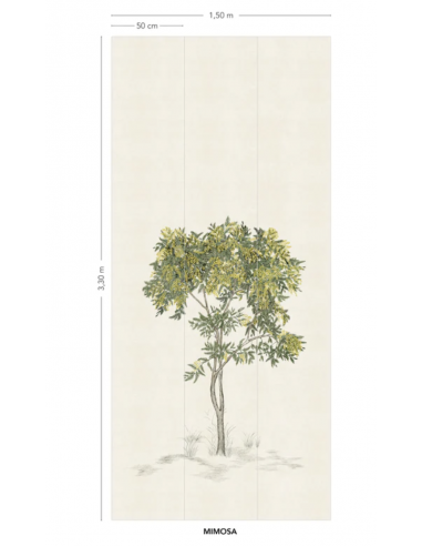 PAPIER PEINT PANORAMIQUE ARBUSTES - ISIDORE LE ROY