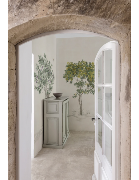 PAPIER PEINT PANORAMIQUE ARBUSTES - ISIDORE LE ROY