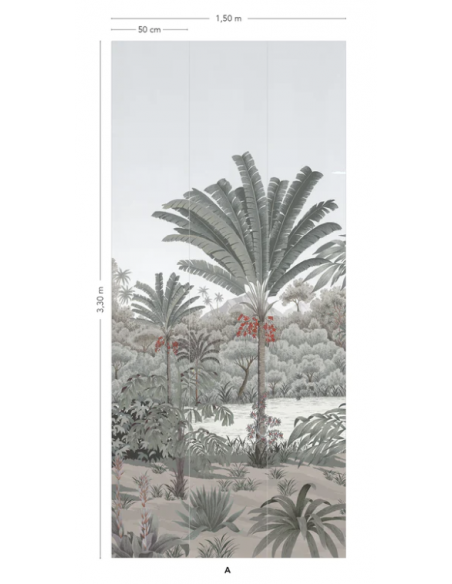 PAPIER PEINT PANORAMIQUE RIVIERE DES PARFUMS