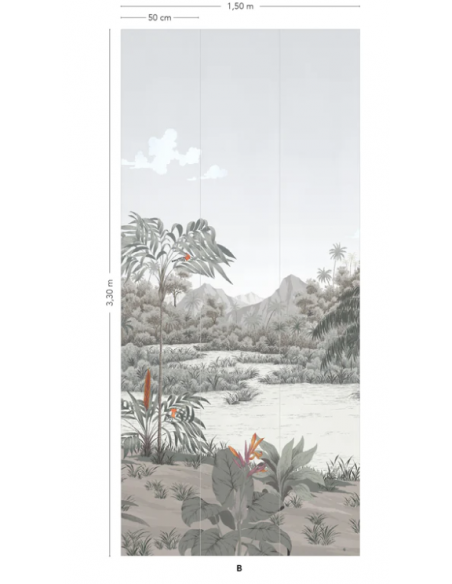 PAPIER PEINT PANORAMIQUE RIVIERE DES PARFUMS