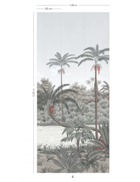 PAPIER PEINT PANORAMIQUE RIVIERE DES PARFUMS