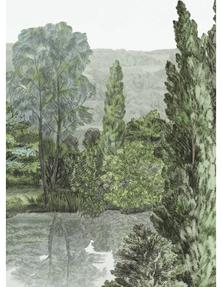 PAPIER PEINT CAMPAGNE - ISIDORE LE ROY