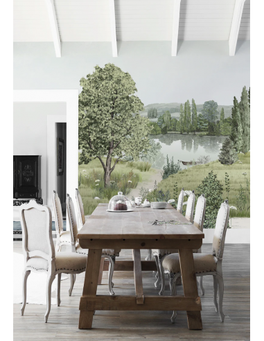 PAPIER PEINT CAMPAGNE - ISIDORE LE ROY