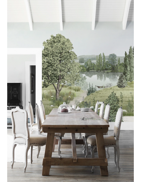 PAPIER PEINT CAMPAGNE - ISIDORE LE ROY