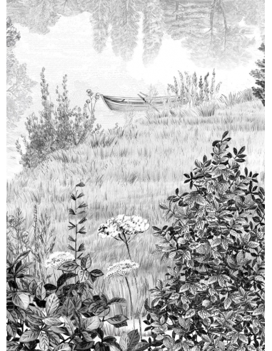 PAPIER PEINT CAMPAGNE - ISIDORE LE ROY