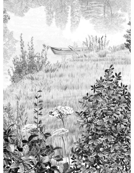 PAPIER PEINT CAMPAGNE - ISIDORE LE ROY