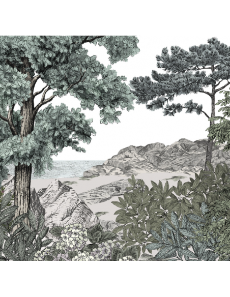 PAPIER PEINT FORÊT DE BRETAGNE - ISIDORE LE ROY