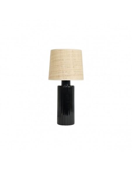Lampe à poser Portofino - H54 cm - Céramique / Abat-jour Rabane