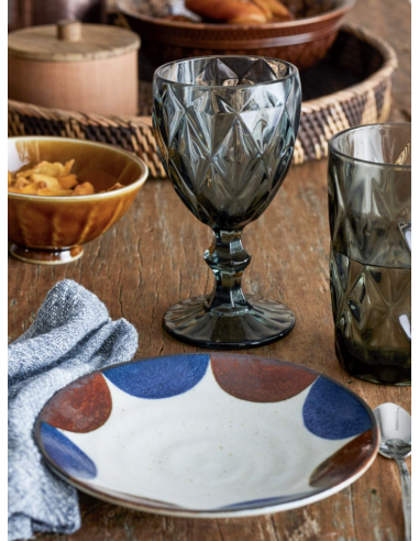 VERRE A VIN ASANA GRIS