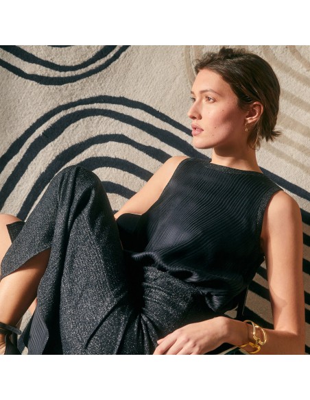 ROBE LONGUE DAUPHINE - corail