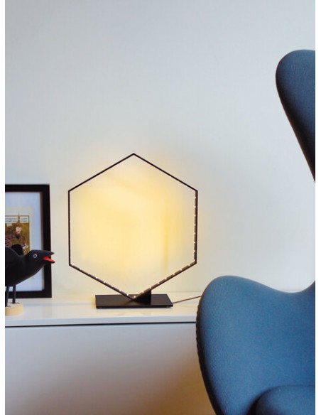 LAMPE À POSER HEXA - NOIR