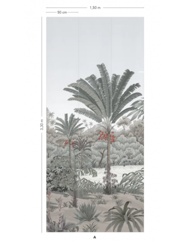 PAPIER PEINT - RIVIERE DES PARFUMS