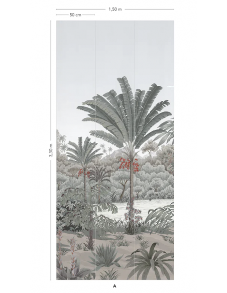 PAPIER PEINT - RIVIERE DES PARFUMS