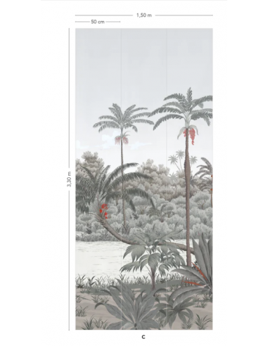 PAPIER PEINT - RIVIERE DES PARFUMS