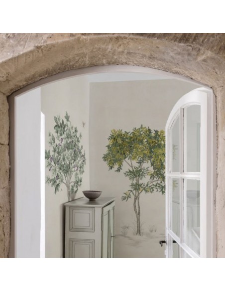 PAPIER PEINT PANORAMIQUE ARBUSTES - ISIDORE LE ROY