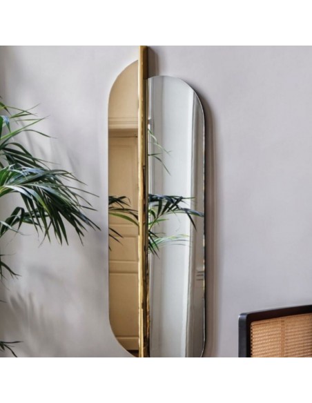 MIROIR TOTEM - ROSE CUIVRE