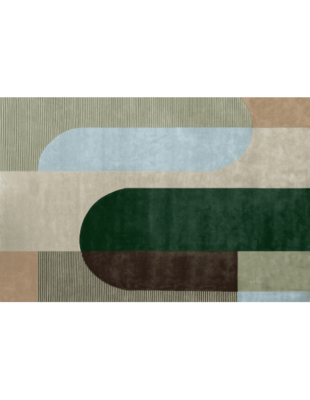TAPIS OMBRES EMERAUDE