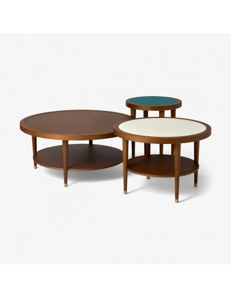 Table basse ronde Puzzle - 2 coloris