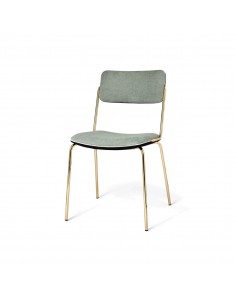 Chaise double jeu doré - amande