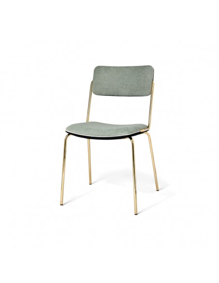 Chaise double jeu doré - amande