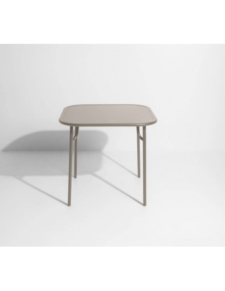 Table carré de jardin Week-End