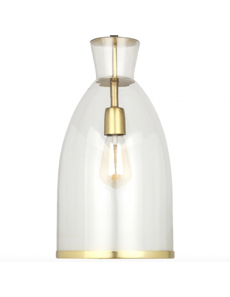 Suspension verre et laiton DRIO - H30