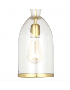 Suspension verre et laiton DRIO - H44