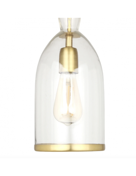 Suspension verre et laiton DRIO - H44