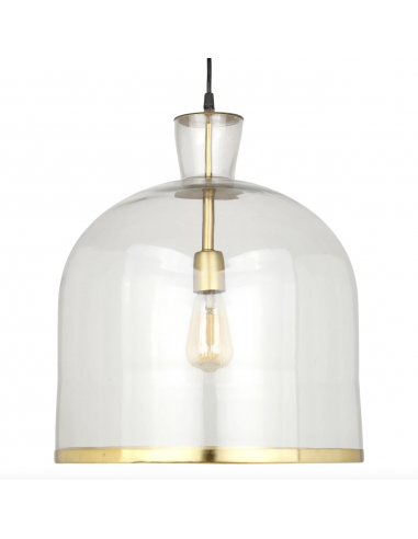 Suspension verre et laiton DRIO - H45 - Edition...