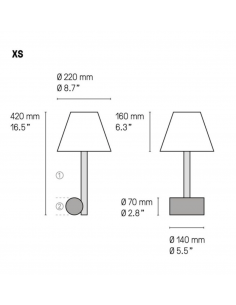Lampe de table calee XS - CVL 2