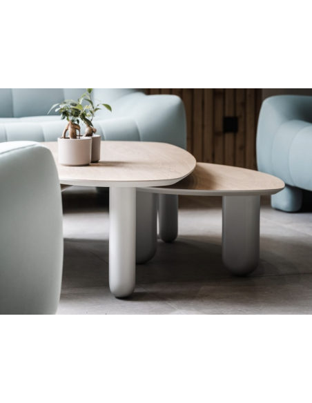 Table basse galet - MM - 120x66 cm