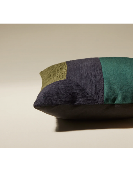 COUSSIN PALETTE - 42 x 42 cm - Coton - Mousse